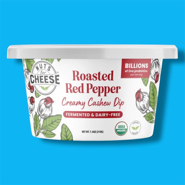 Nuts For Cheese - Roasted Red Pepper Cashew Dip.