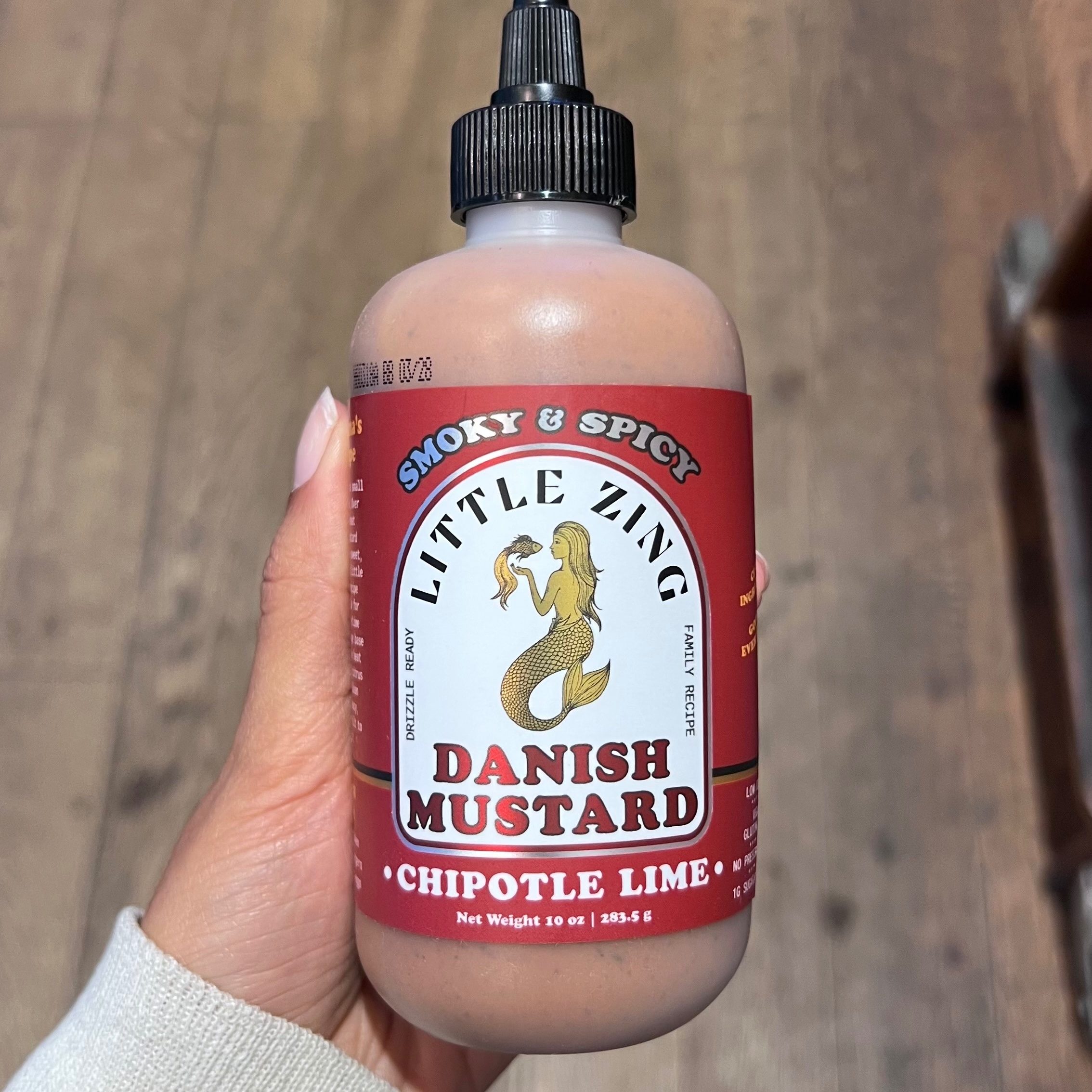 Little Zing Danish Mustard – Smoky Spicy Chipotle Pepper.