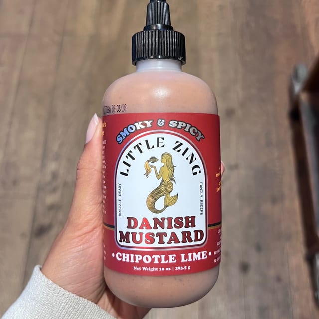 Little Zing Danish Mustard – Smoky Spicy Chipotle Pepper.