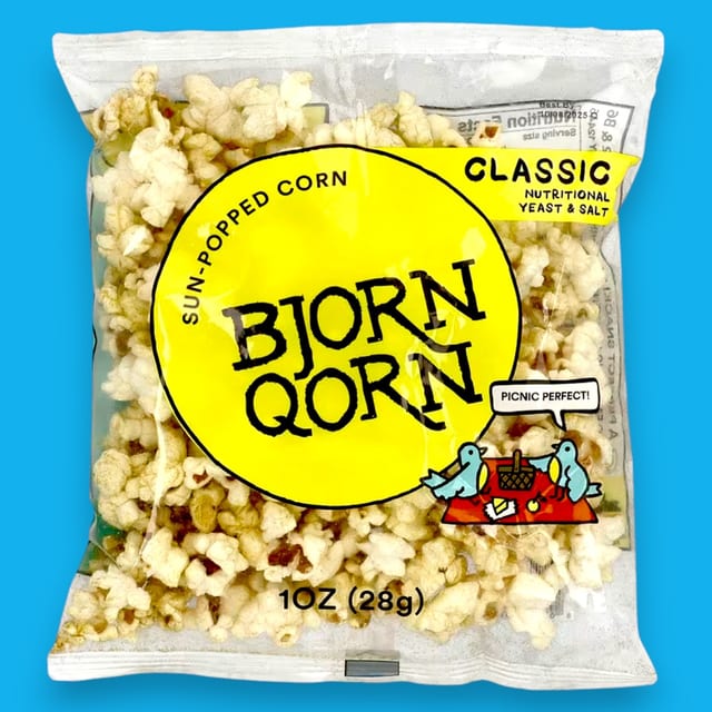 Bjorn Qorn - Mini Classic 1 oz. Bag.