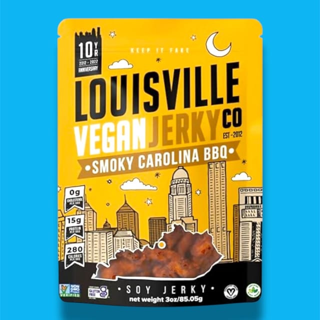 Louisville Vegan Jerky - Smoky Carolina BBQ.