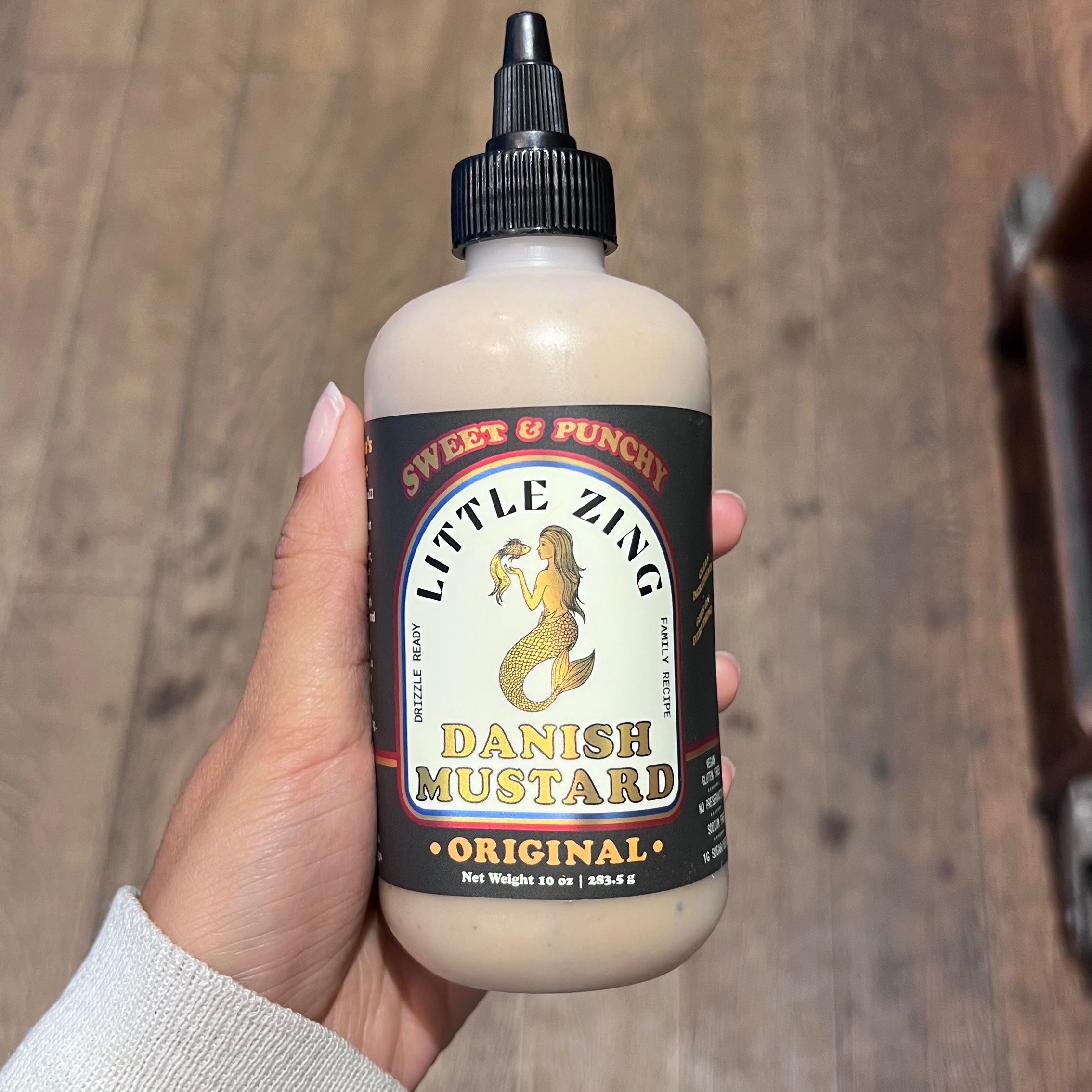 Little Zing Danish Mustard – Garlic Miso Gourmet Mustard.