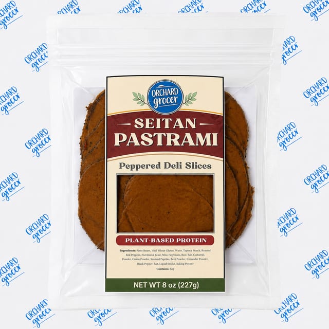 Orchard Grocer - Seitan Pastrami (8 oz).