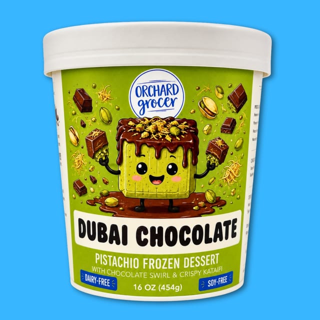 Dubai Chocolate Ice Cream Pint.