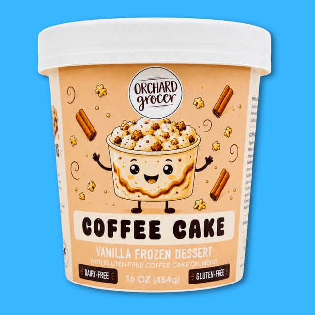 Coffee Cake Ice Cream Pint [GF].