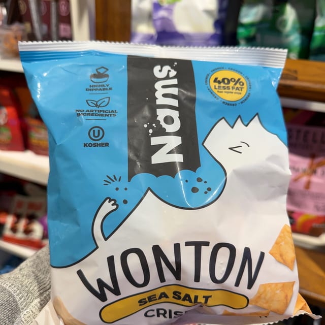 Nams - Wonton Sea Salt Crisps.