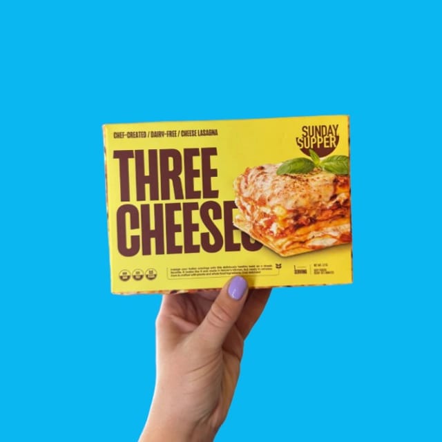 Sunday Supper - Three Cheese Lasagna.