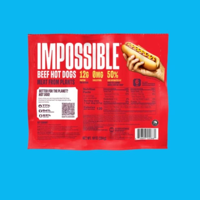 Impossible - Beef Hot Dogs.