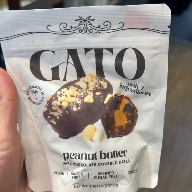 Gato - Peanut Butter Dark Chocolate Dates.