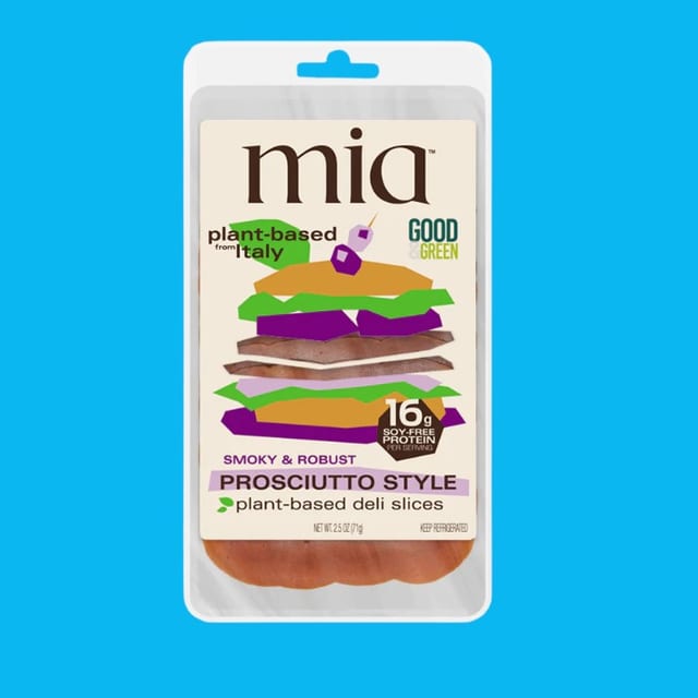 Mia Green Foods - Prosciutto-Style Deli Slices.