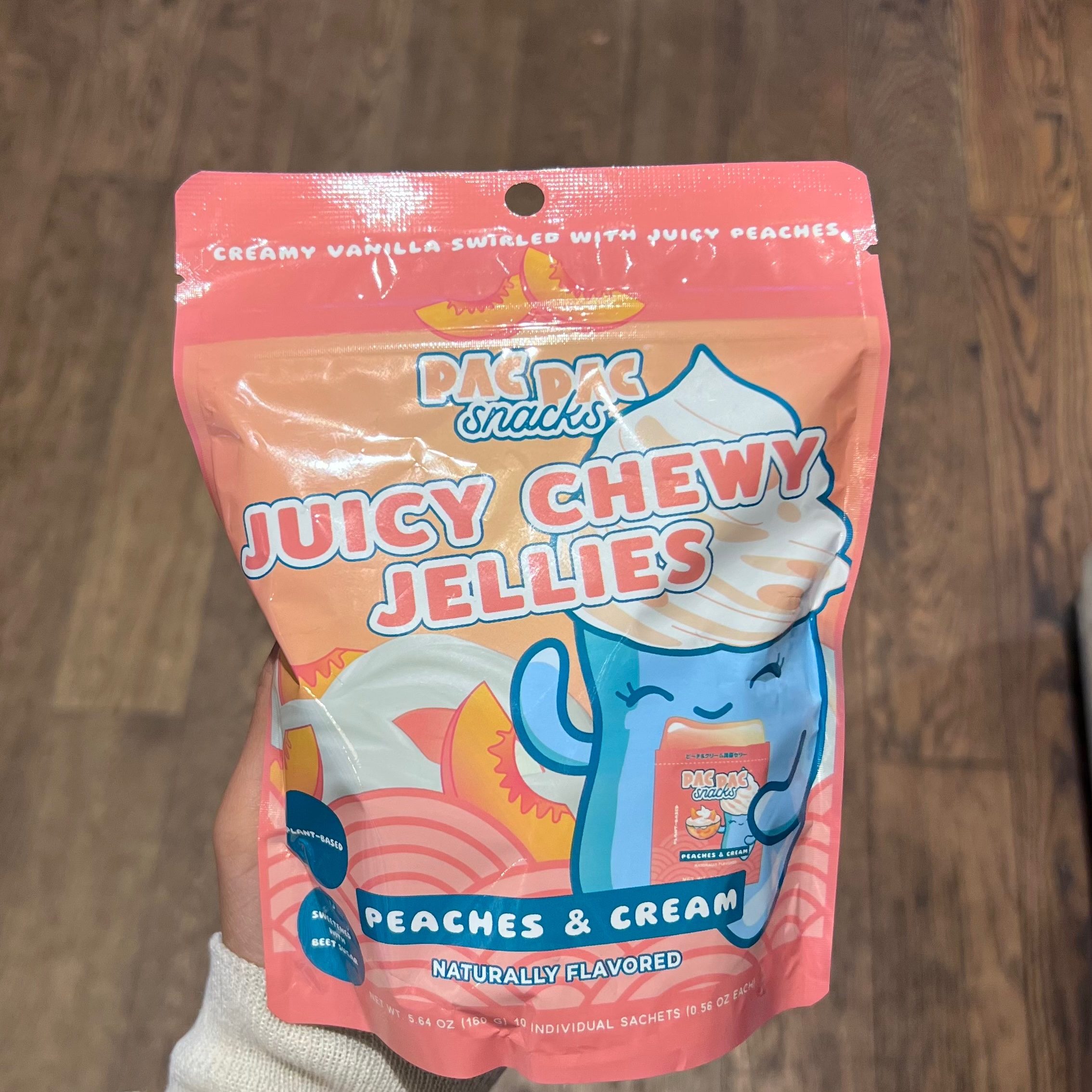 Pac Pac Snacks - Peaches & Cream Jellies.