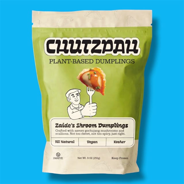 Chutzpah - Spicy Mushroom Dumplings.