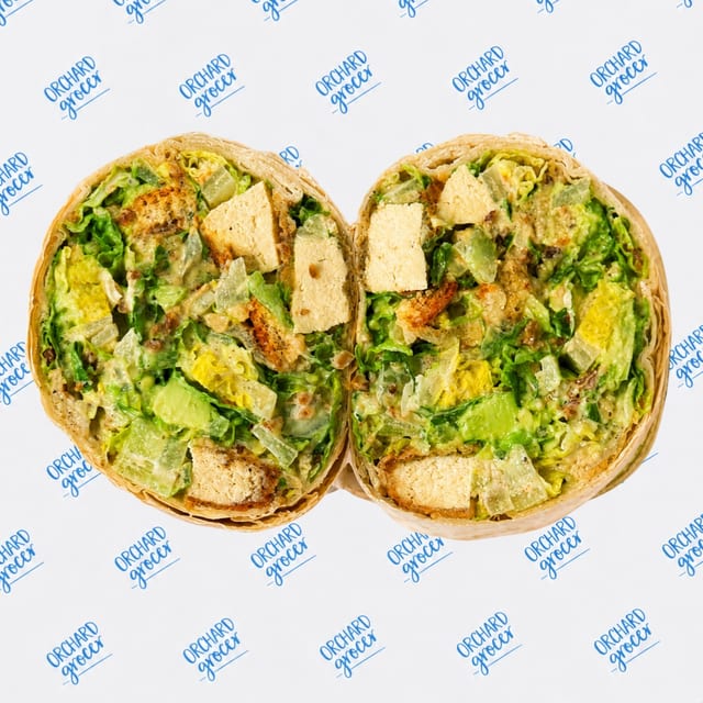 The Chick'n Caesar Wrap.