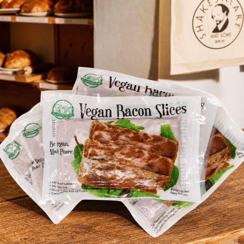 All Vegetarian, Inc. - Vegan Bacon Slices.