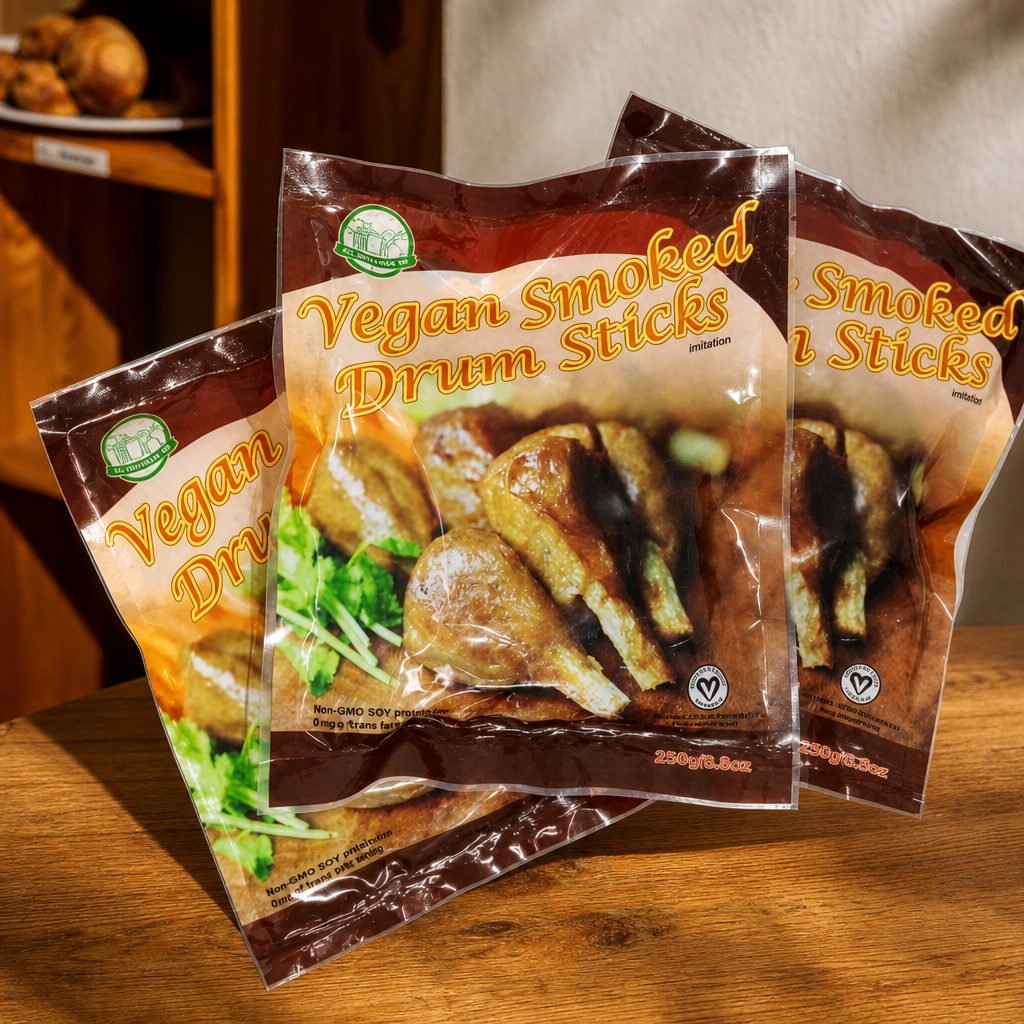 All Vegetarian, Inc. - Vegan Smoked Drumsticks.