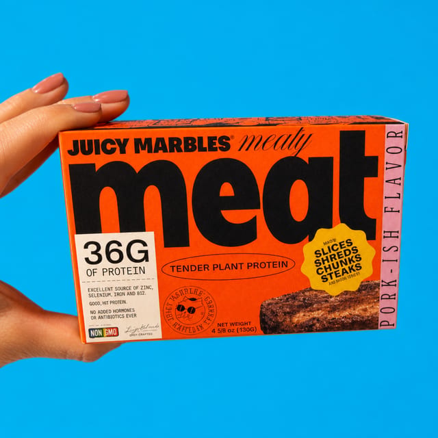 Juicy Marbles - Pork-ish Flavor.