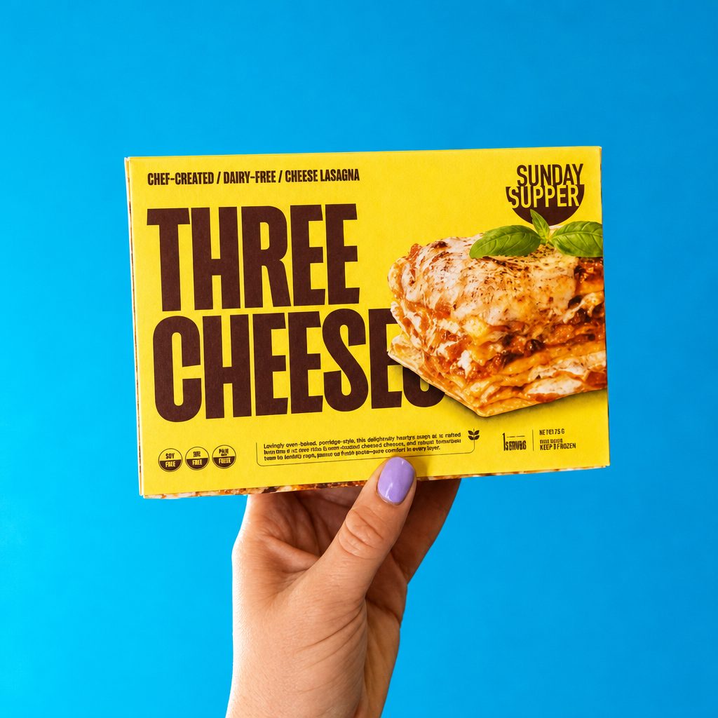 Sunday Supper - Three Cheese Lasagna.