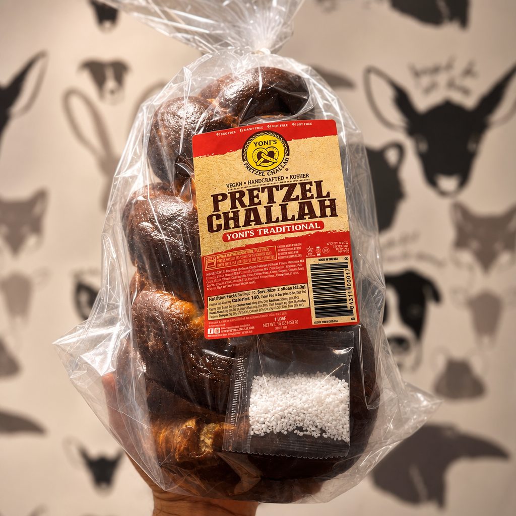 Yoni's Pretzel Challah- Traditional Pretzel Challah Rolls.