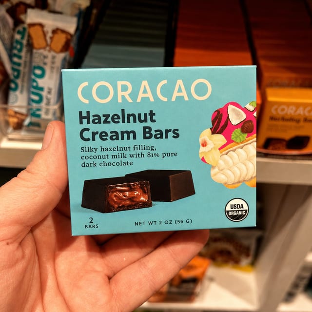 Coracao - Hazelnut Cream Bars.