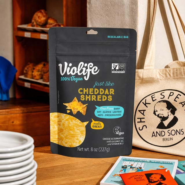 Violife - Cheddar Shreds.