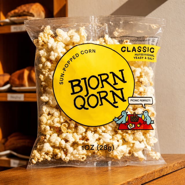 Bjorn Qorn - Mini Classic 1 oz. Bag.
