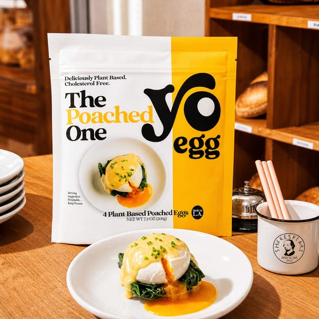 Yo Egg - Plant-Based Poached Eggs.
