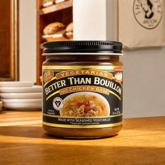 Better Than Bouillon - No Chicken Base.