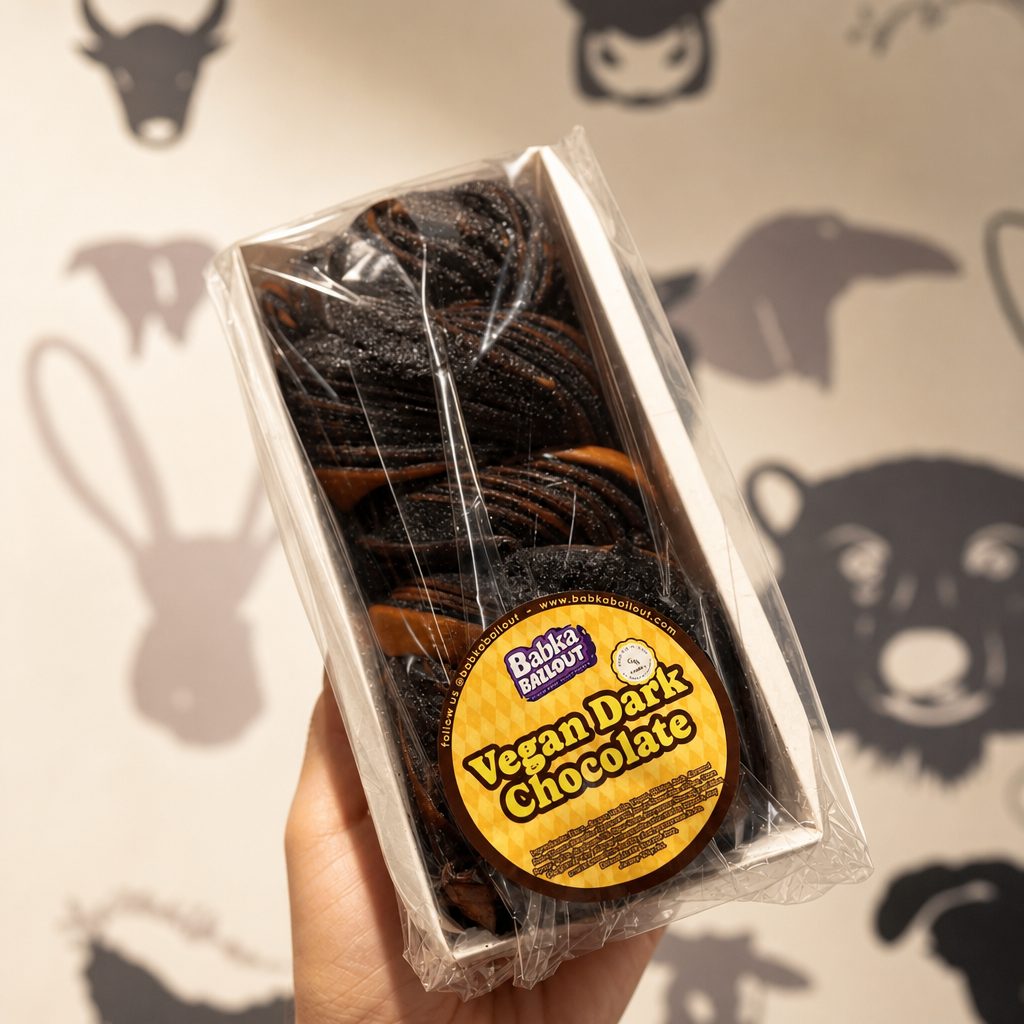 Babka Bailout - Vegan Dark Chocolate Loaf.